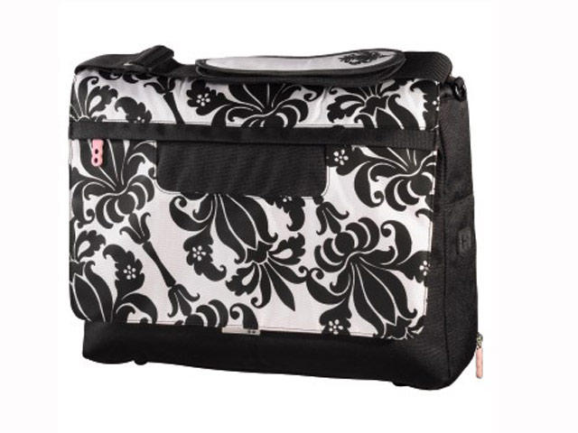 Чанти за Лаптопи Чанта AHA LILY черно-бяла