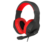 Слушалки Genesis Argon 200, в черно-червено