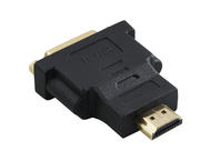 Кабели и Адаптери Hama DVI HDMI адаптер, HDMI - DVI, позлатен, екраниран