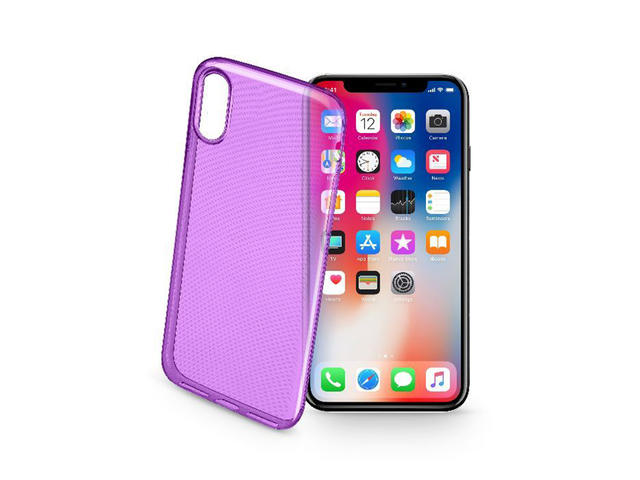 Калъфи Cellular line Style калъф за iPhone X, в лилаво