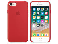 Калъфи Apple iPhone 8 / 7 Silicone Case, в червено