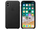 Калъфи Apple iPhone X Leather Case, в черно