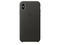 Калъфи Apple iPhone X Leather Case, в сиво