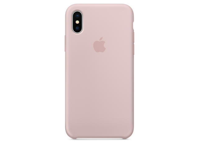 Калъфи Apple iPhone X Silicone Case, в розово