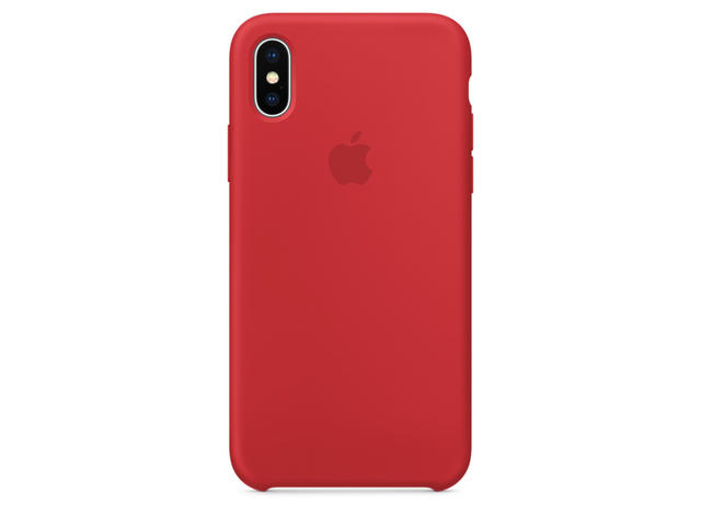 Калъфи Apple iPhone X Silicone Case, в червено