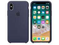 Калъфи Apple iPhone X Silicone Case, в тъмносиньо