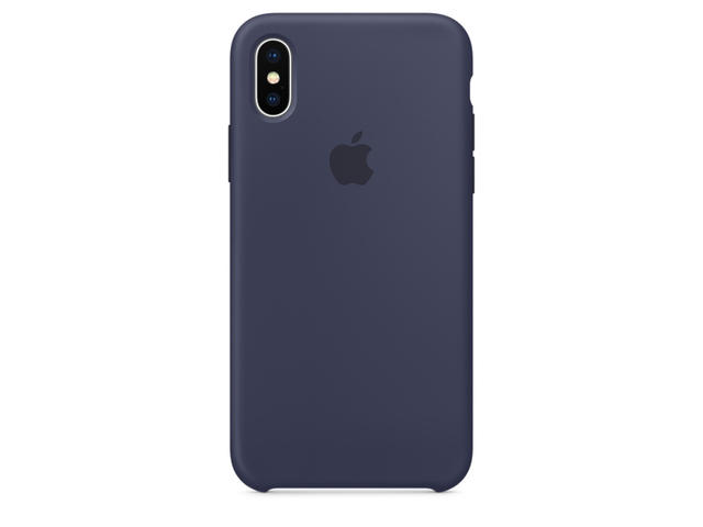 Калъфи Apple iPhone X Silicone Case, в тъмносиньо