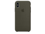 Калъфи Apple iPhone X Silicone Case, в тъмнозелено