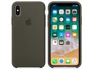 Калъфи Apple iPhone X Silicone Case, в тъмнозелено
