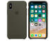 Калъфи Apple iPhone X Silicone Case, в тъмнозелено