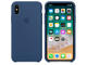 Калъфи Apple iPhone X Silicone Case, в синьо