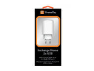 Зарядни устройства XtremeMac Incharge Home 2x USB, в бяло