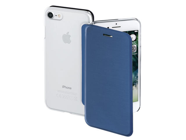 Калъфи Hama "Clear" Booklet Case, в тъмносиньо