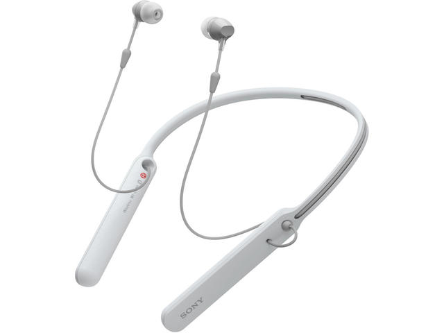 Слушалки Sony WI-C400, в бяло