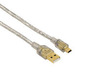 Кабели и Адаптери HAMA 41534 USB-A мъжко - USB-B mini мъжко, 3 м