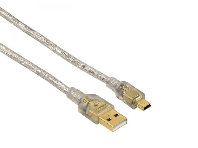 Кабели и Адаптери HAMA 41534 USB-A мъжко - USB-B mini мъжко, 3 м