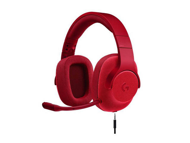 Слушалки Logitech G433 Gaming Headset, в червено + Counter-Strike: Global Offensive