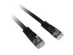 Мрежово оборудване UTP CAT5E FLAT CABLE 2M /BLK