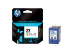 Консумативи Оригинален HP 22 Tri-color Inkjet Print Cartridge