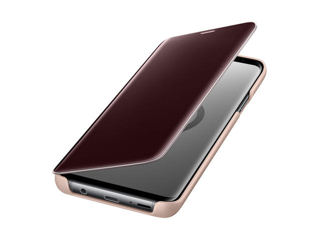 Калъфи Samsung S9+ Clear View Standing Cover Gold