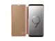 Калъфи Samsung S9+ Clear View Standing Cover Gold
