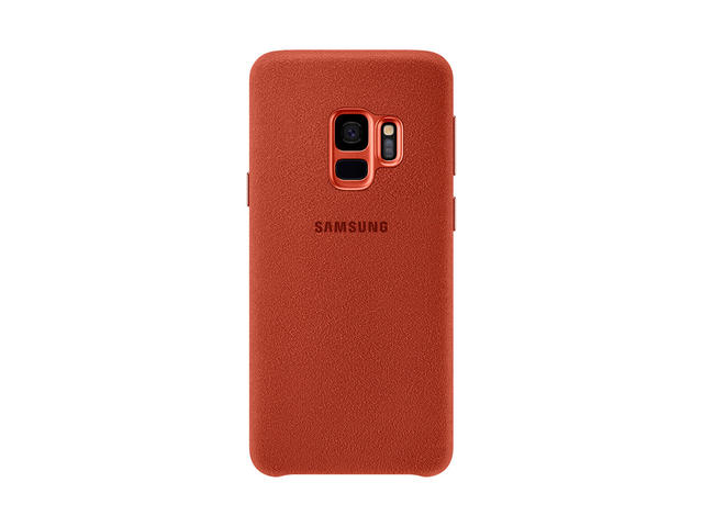 Калъфи Samsung Galaxy S9 Alcantara Cover, в червено