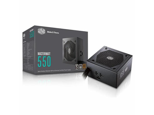 Захранвания за компютри CoolerMaster MASTERWATT 550W SEMI-MODULAR