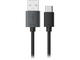 Кабели и Адаптери iLuv New 1m USB-C to Standard USB Chg/Sync cable - Black