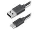 Кабели и Адаптери iLuv New 1m USB-C to Standard USB Chg/Sync cable - Black