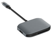 Джаджи Comma Clian USB-C to Card Reader Hub - USB-C хъб за свързване от USB-C към SD и MicroSD карти и USB 3.0 (тъмносив) 