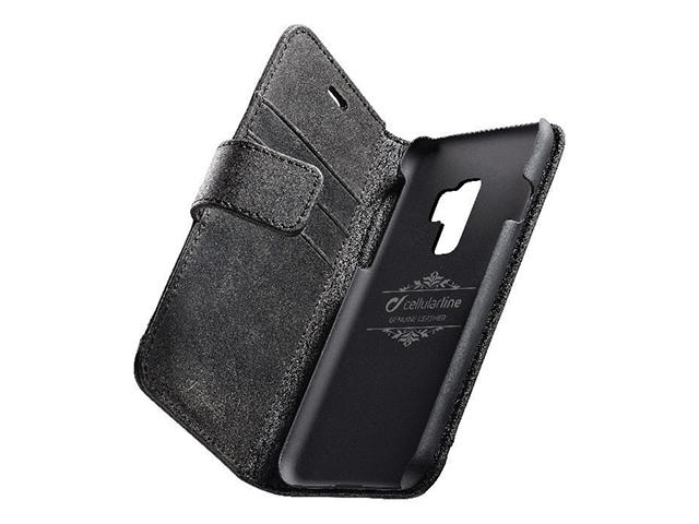 Калъфи Cellularline Book Supreme за Samsung Galaxy S9+, черен