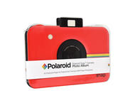 Джаджи Polaroid Snap Themed Scrapbook Photo Album Red