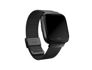 Каишки Fitbit Versa Accessory Band Metal Mesh Black Stainless Steel