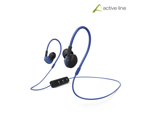 Слушалки Hama "Active BT", в синьо