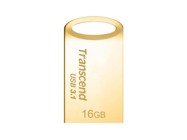 USB памети 16GB Transcend JetFlash 710, USB 3.1, в златисто