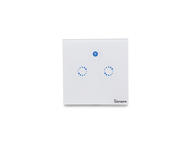 Smart Home Sonoff T1 EU: 1-2 Gang Wi-Fi RF Smart Wall Touch Light Switch