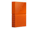 Външни HDD 2TB WD MyPassport Thin USB 3.0, в оранжево