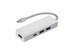 Джаджи Hama USB-3.1 Type-C Hub 1:3 "Aluminium"
