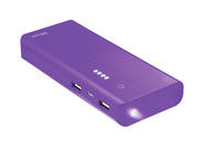 Външни батерии TRUST Primo Power Bank  10.000 mAh - purple