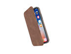 Калъфи Speck iPhone X Presidio Folio Leather - Saddle Brown/Light Graphite Grey