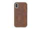 Калъфи Speck iPhone X Presidio Folio Leather - Saddle Brown/Light Graphite Grey