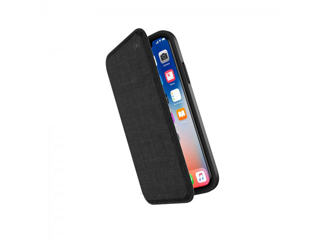 Калъфи Speck Presidio Folio iPhone X Case - Black-Slate Grey