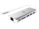 Джаджи XtremeMac TYPE-C HUB PLUS - HDMI + 2 USB-A + SD CARD + USB-C + ETHERNET