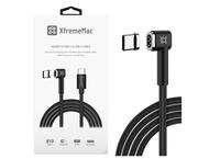 Кабели и Адаптери XtremeMac MAGNETIC USB-C to USB-C CABLE - 2M - Black