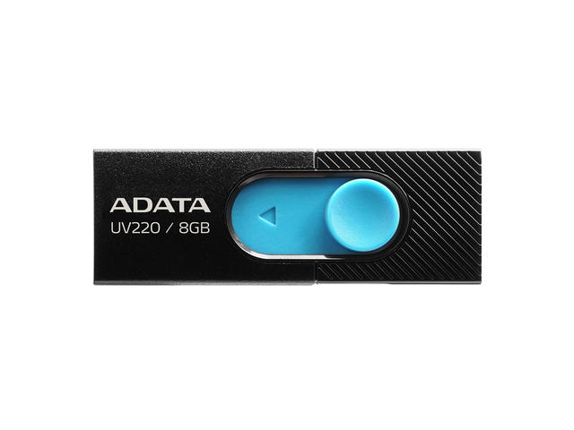 USB памети 8GB ADATA UV220, в черно и синьо