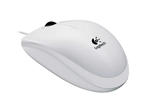 Мишки Logitech Corded Mouse B100, в бяло