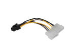 Кабели и Адаптери Makki Адаптер Adapter 2xMolex to 6pin PCI-E VGA - MAKKI-CE313-0.15m