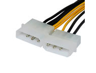 Кабели и Адаптери Makki Адаптер Adapter 2xMolex to 8pin PCI-E VGA - MAKKI-CE317-0.15m