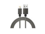Кабели и Адаптери iWalk Metallic Lightning to USB cable, Steel Gray