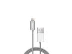Кабели и Адаптери iWalk Lightning to USB cable Braided Nylon, Silver